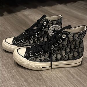 Converse Black and White High-Top Sneakers Classic Style